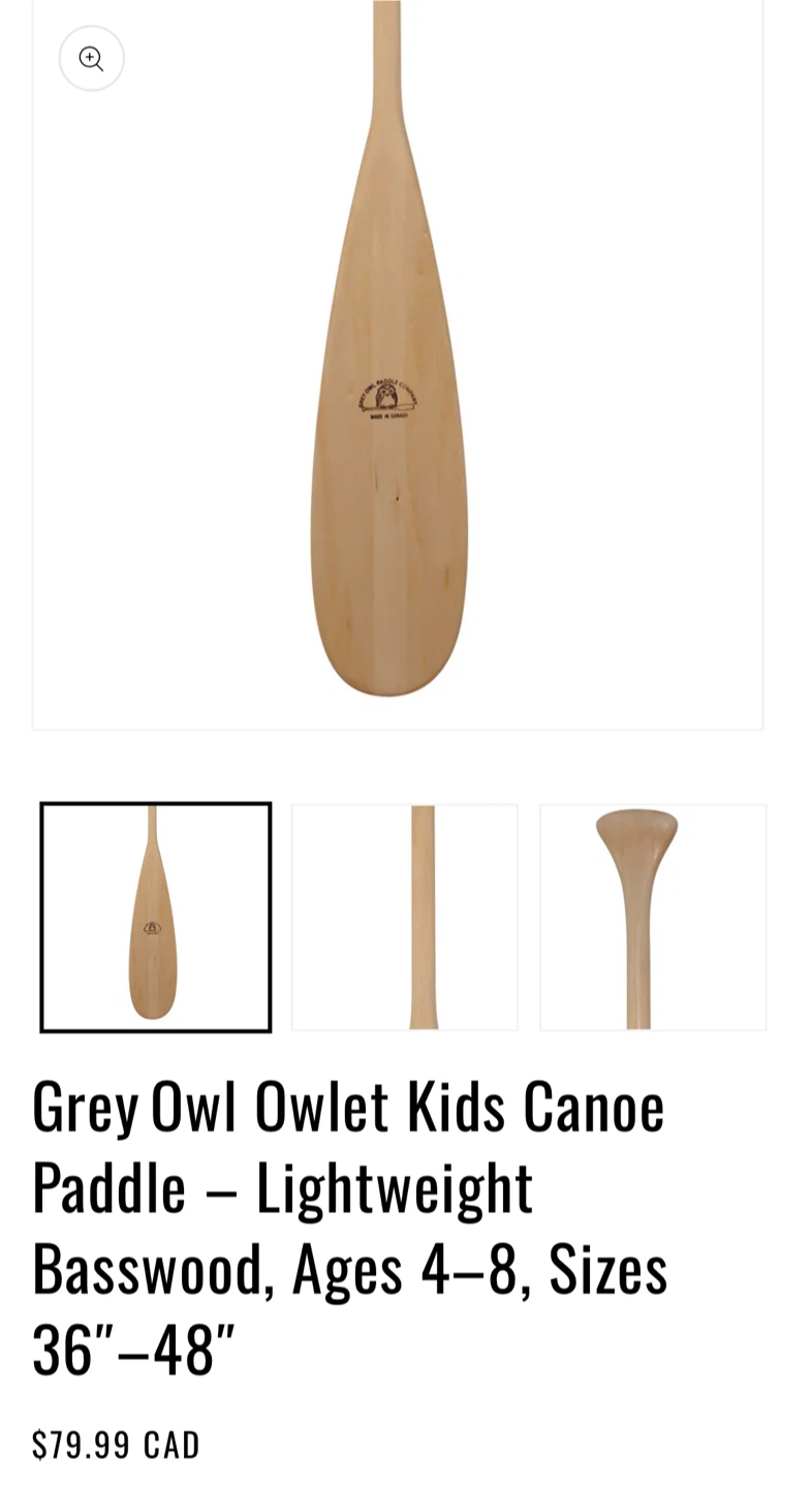 Kids' Canoe Paddle - photo 5