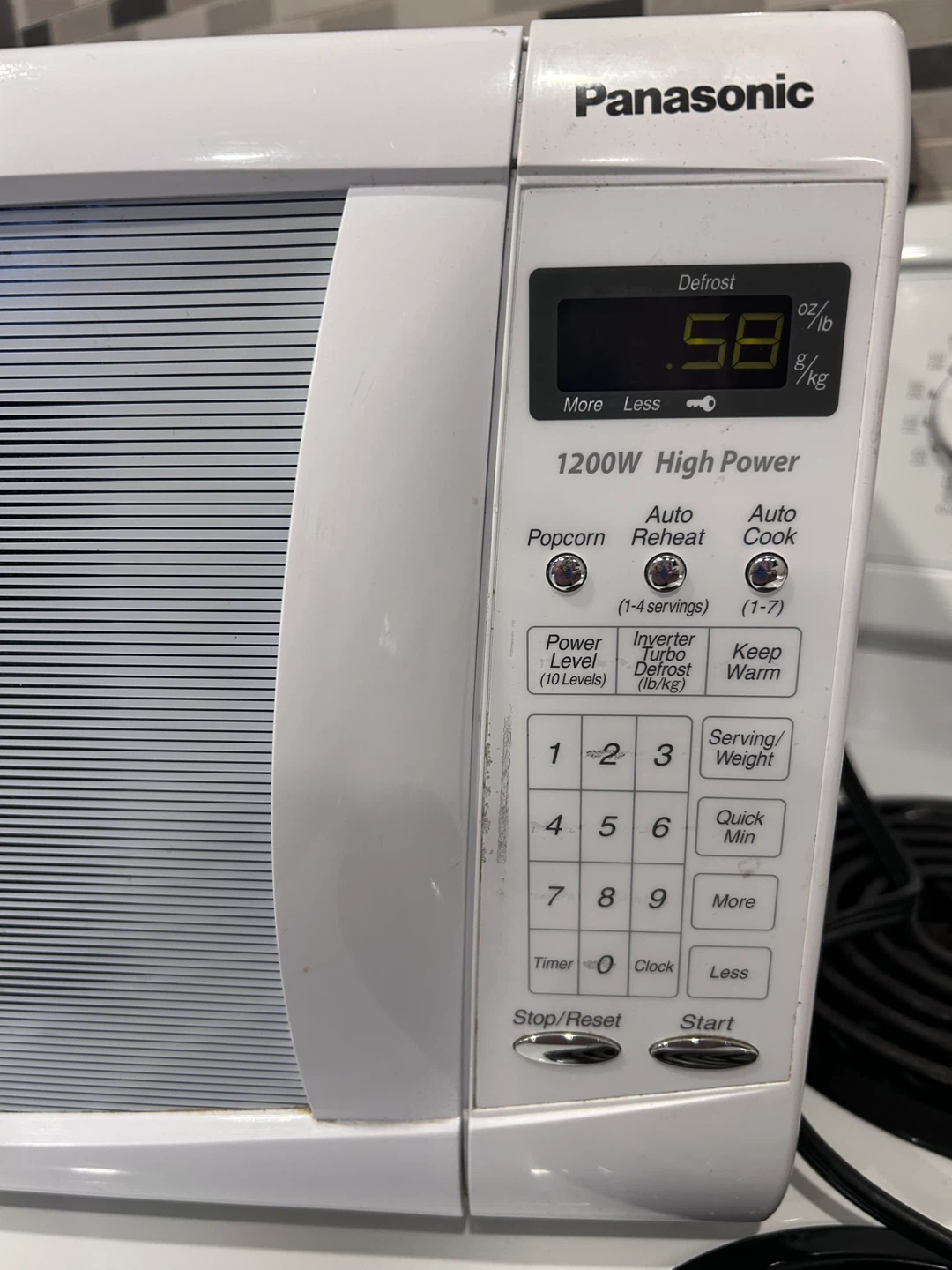 Panasonic 1200W Inverter Microwave - photo 4