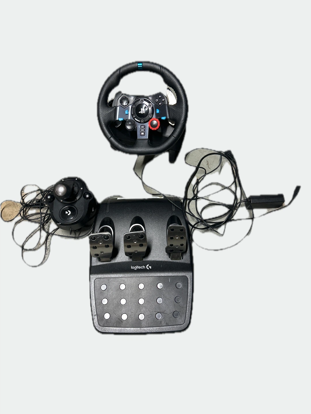 Logitech G920 Racing Wheel, Pedals, and Shifter