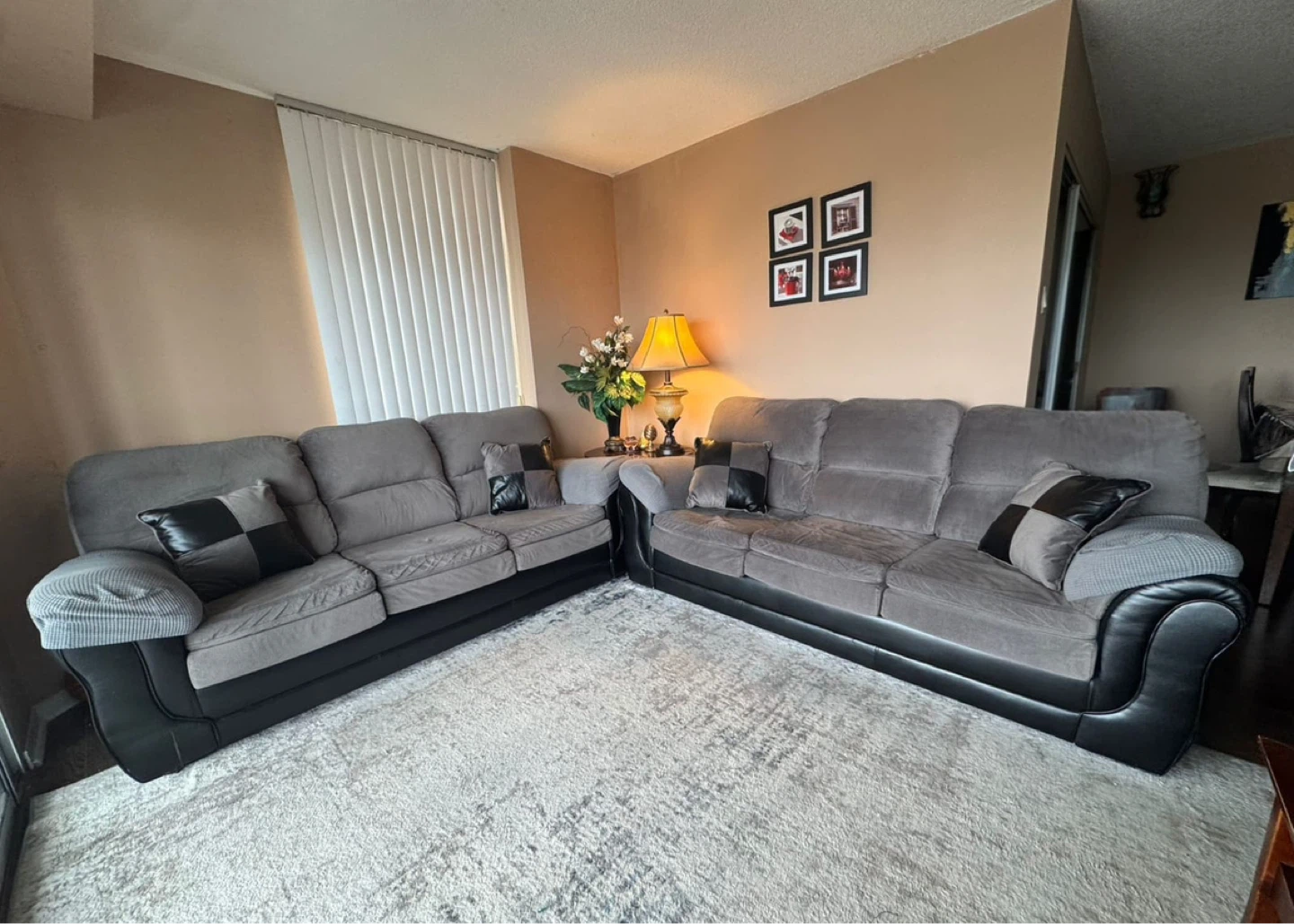 Cozy & Modern 3 Seater Sofa Set (2 Pieces)