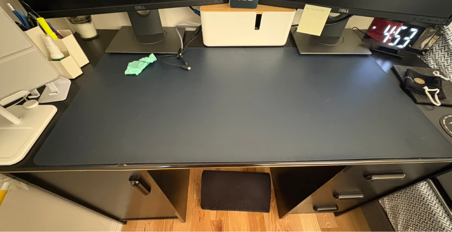 Work Desk with Drawers and Chair