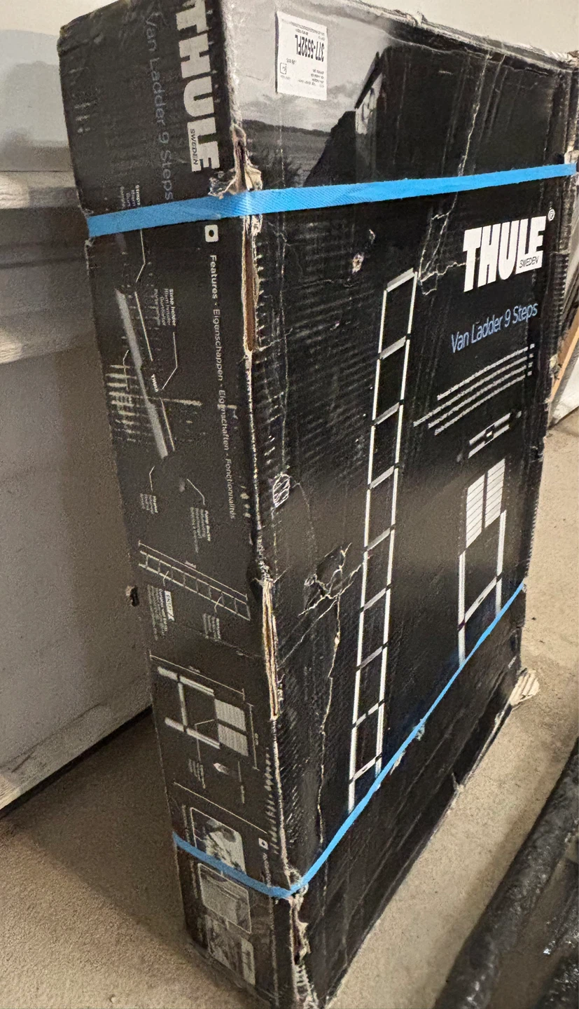 THULE Van Ladder, 9 Steps, Aluminum NEW - photo 2