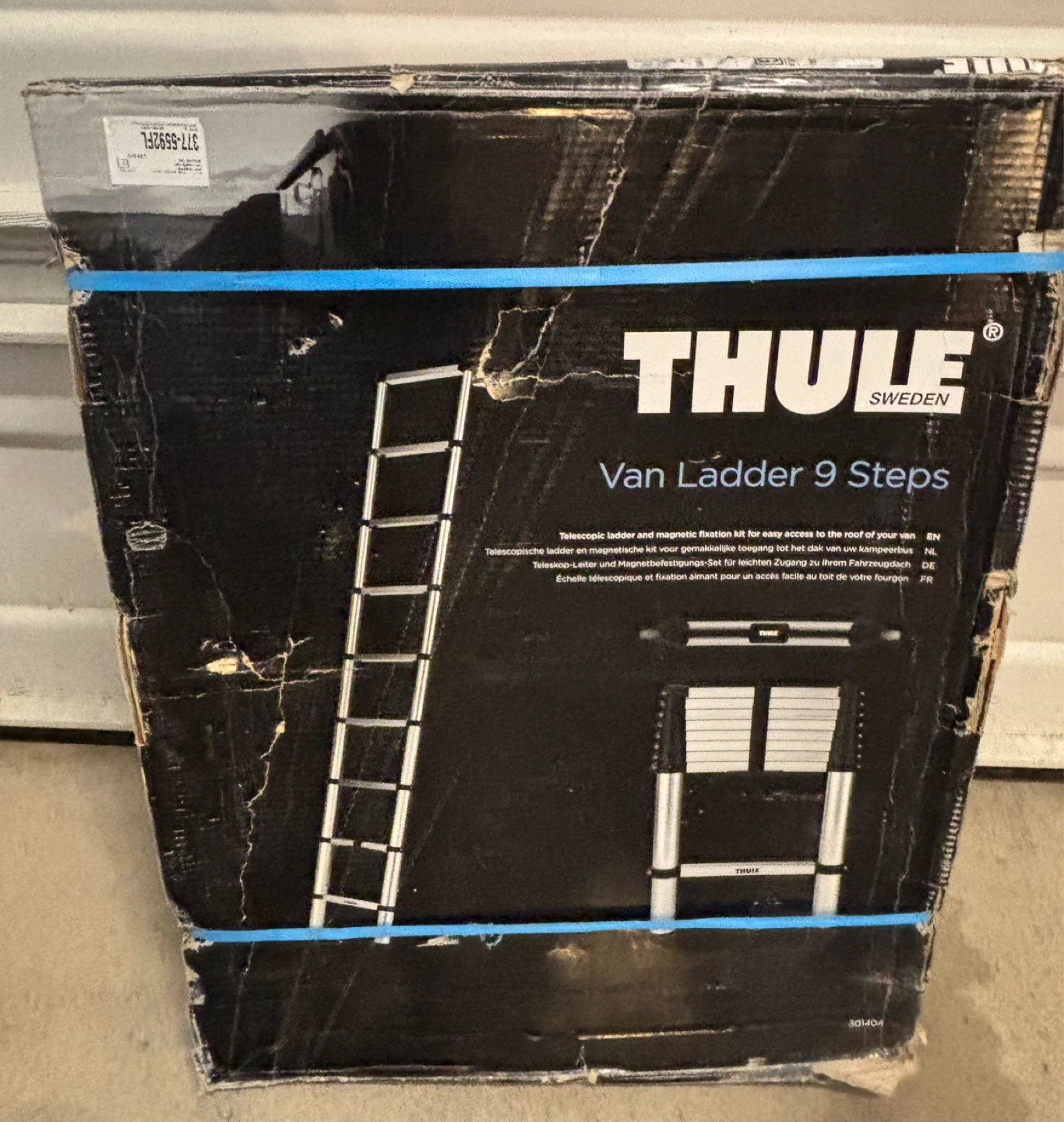 THULE Van Ladder, 9 Steps, Aluminum NEW