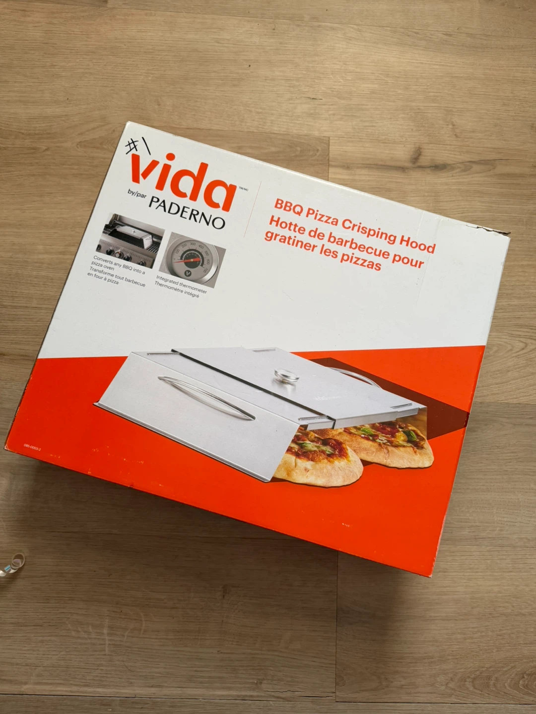 Paderno Vida BBQ Pizza Crisping Hood