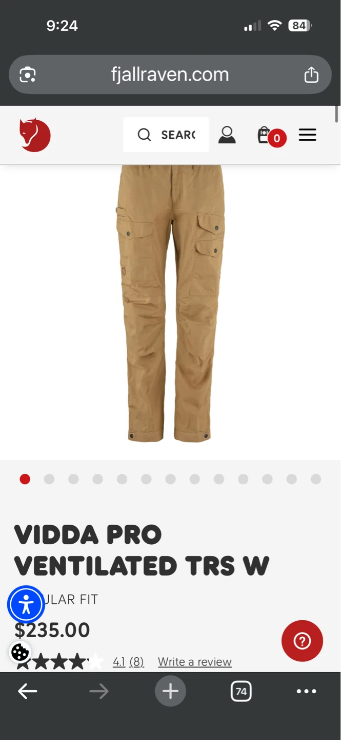 Fjällräven G-1000 Women's Pants EU 38 US 29 - photo 3