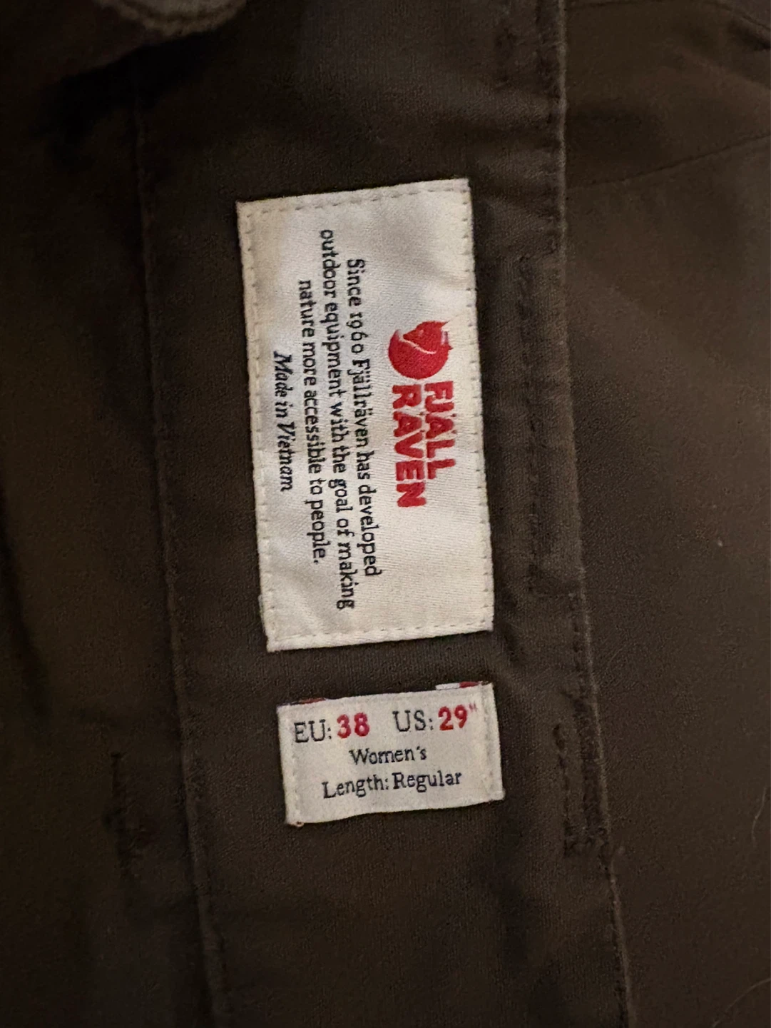 Fjällräven G-1000 Women's Pants EU 38 US 29 - photo 4