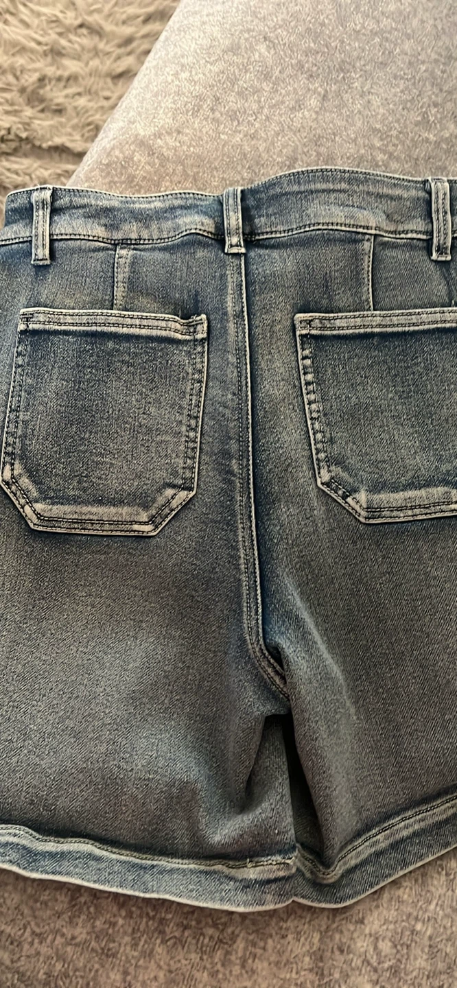 Jean shorts soft and stretchy