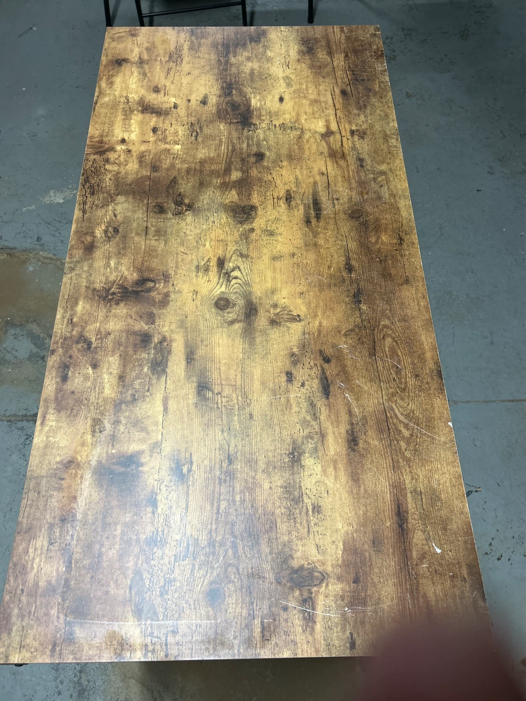 Rustic Wood Desk with Drawers - photo 2