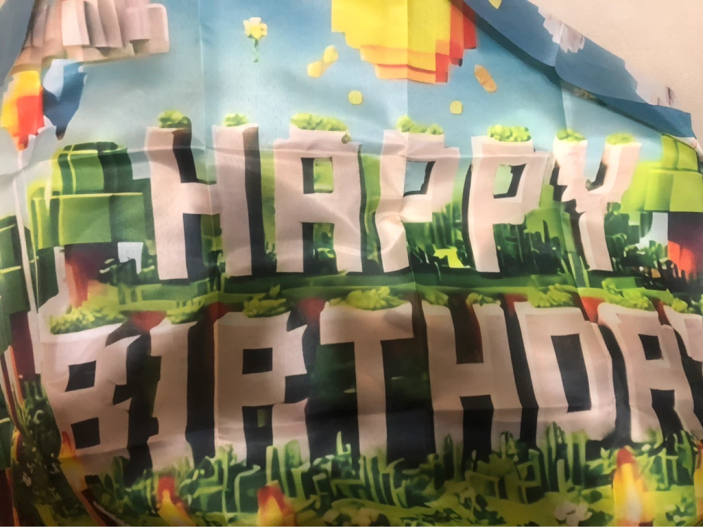 New-Happy Birthday Backdrop 100x150cm