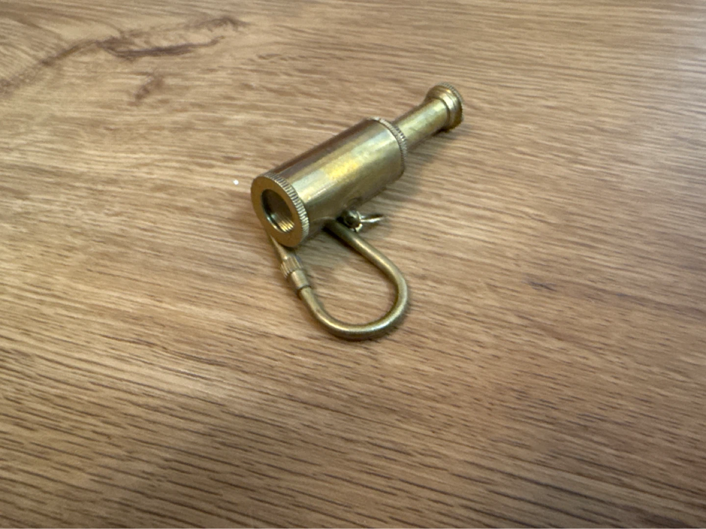 Brass Keychain Mini Telescope - photo 3