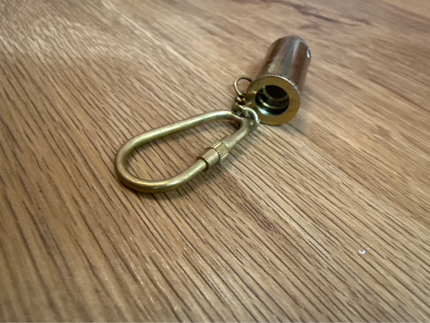 Brass Keychain Mini Telescope - photo 2