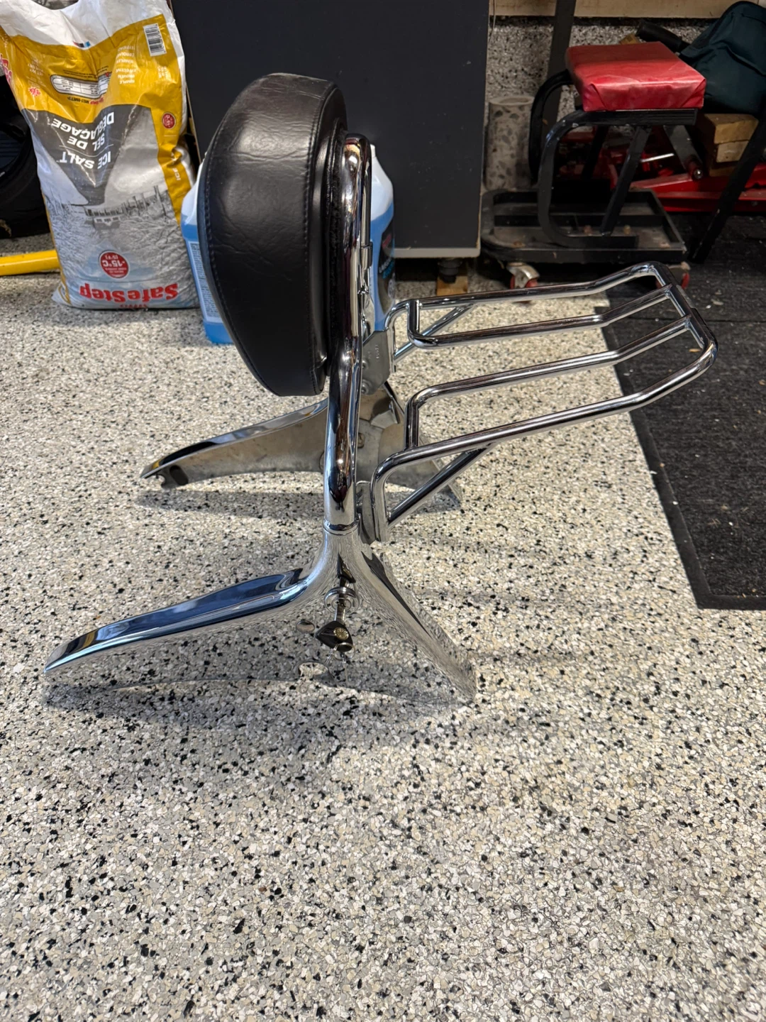 Motorcycle Sissy Bar with Luggage Rack - photo 3