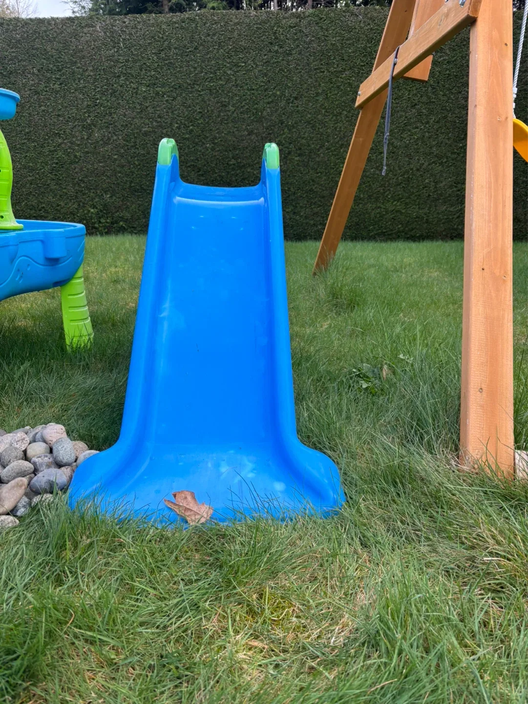 Blue Plastic Toddler Slide