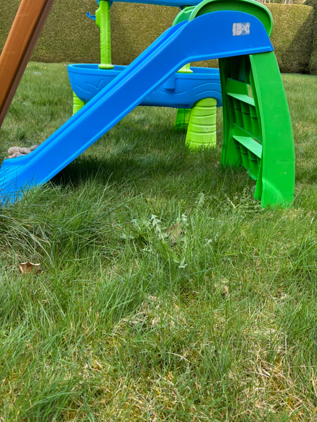 Blue Plastic Toddler Slide - photo 2