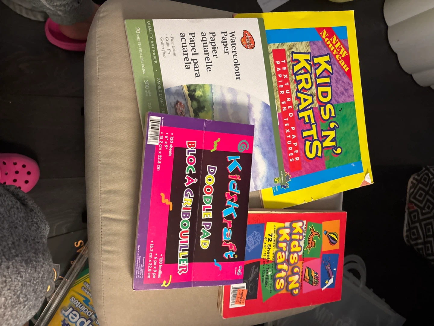 Craft Supplies Bundle: Yarn, Paint, Markers & More