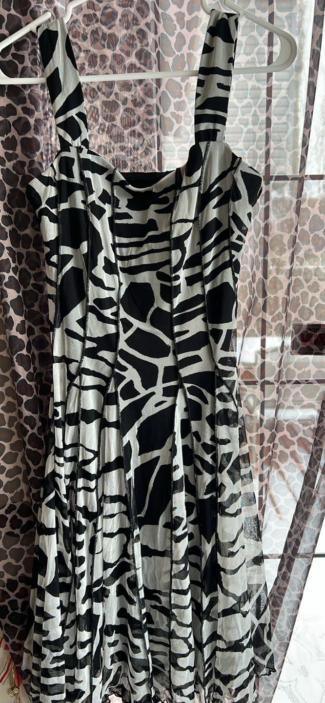 Frank Lyman Design Women's Zebra Print Dress Size 4 - photo 2