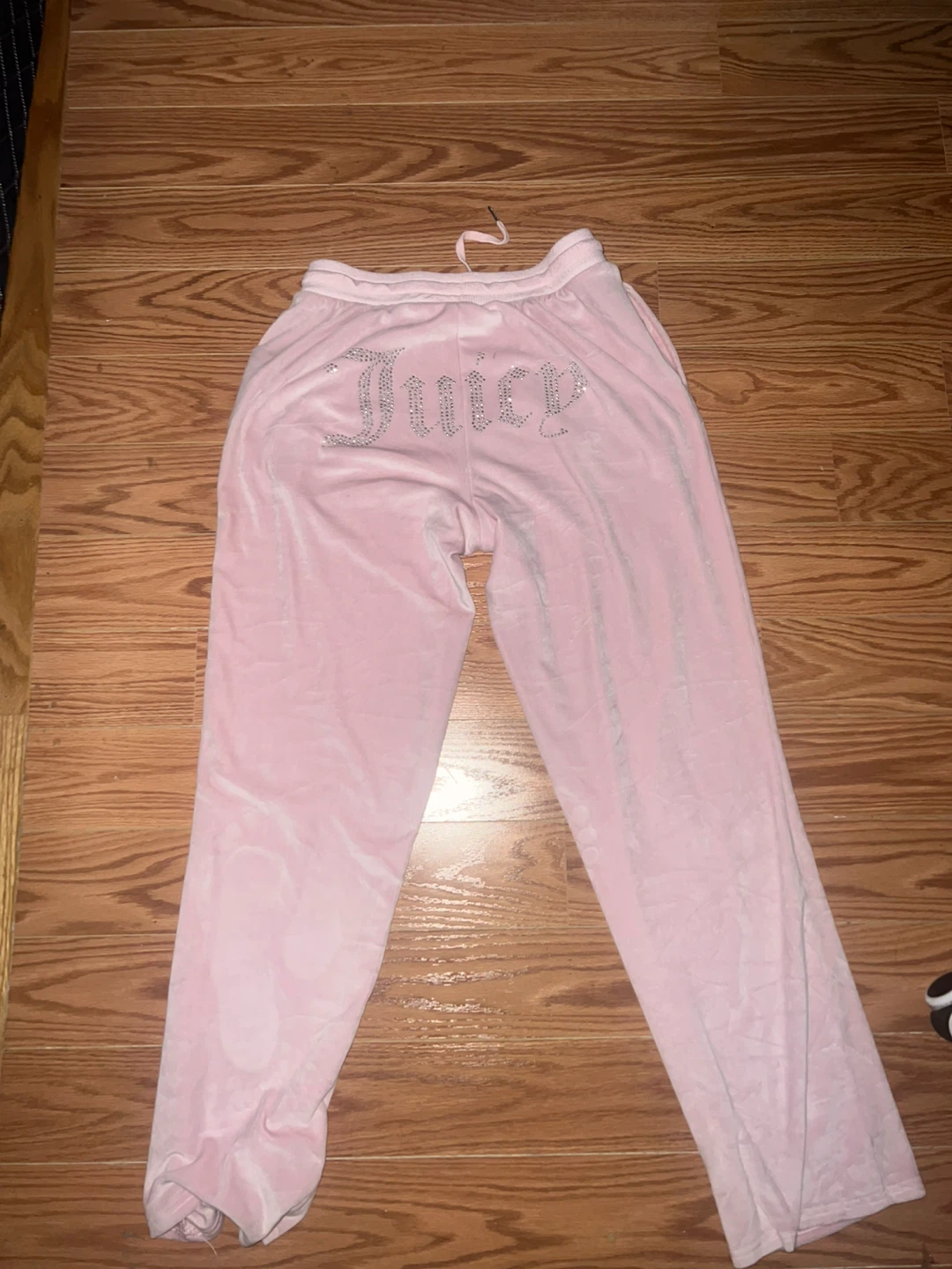 Juicy Couture Pink Velour Track Pants