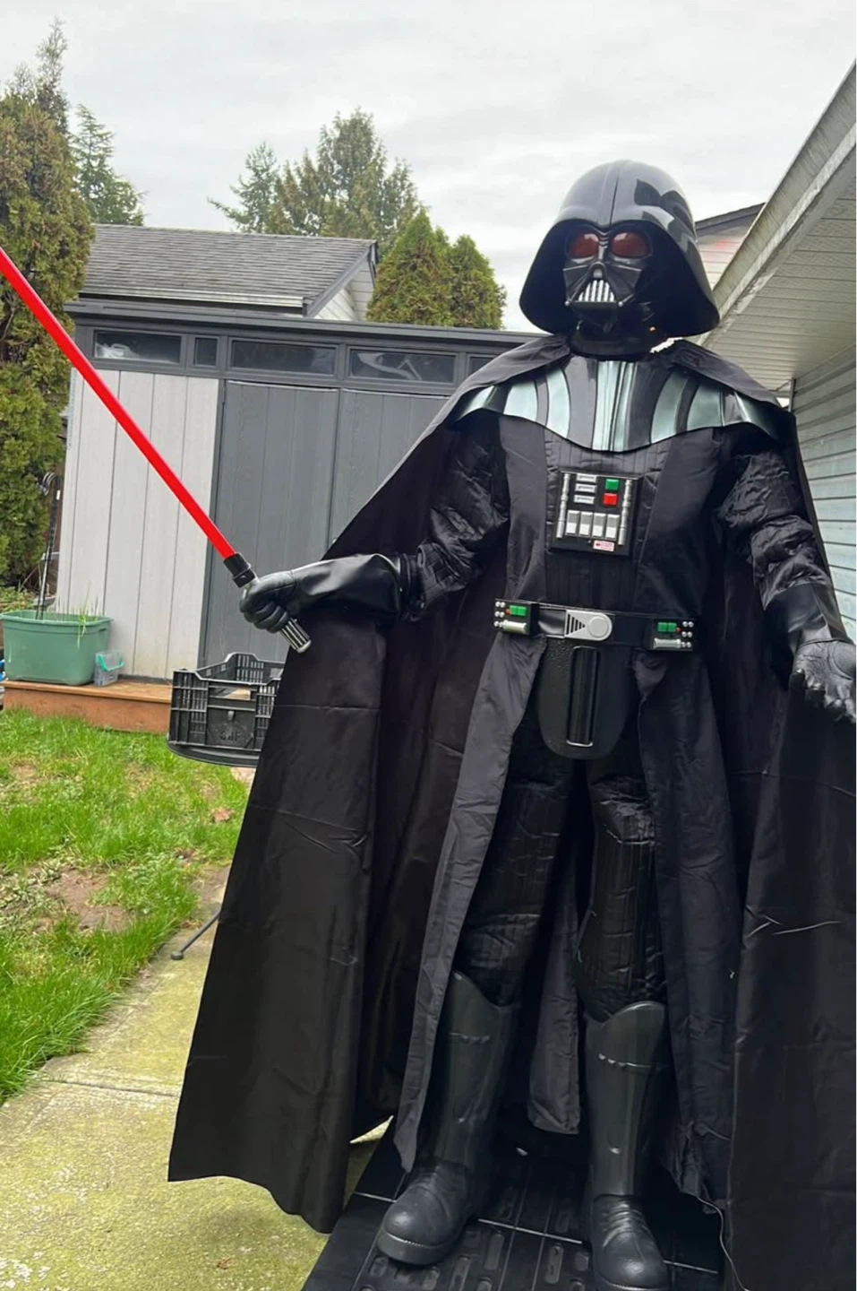 Darth Vader Halloween or Christmas Animatronic decoration