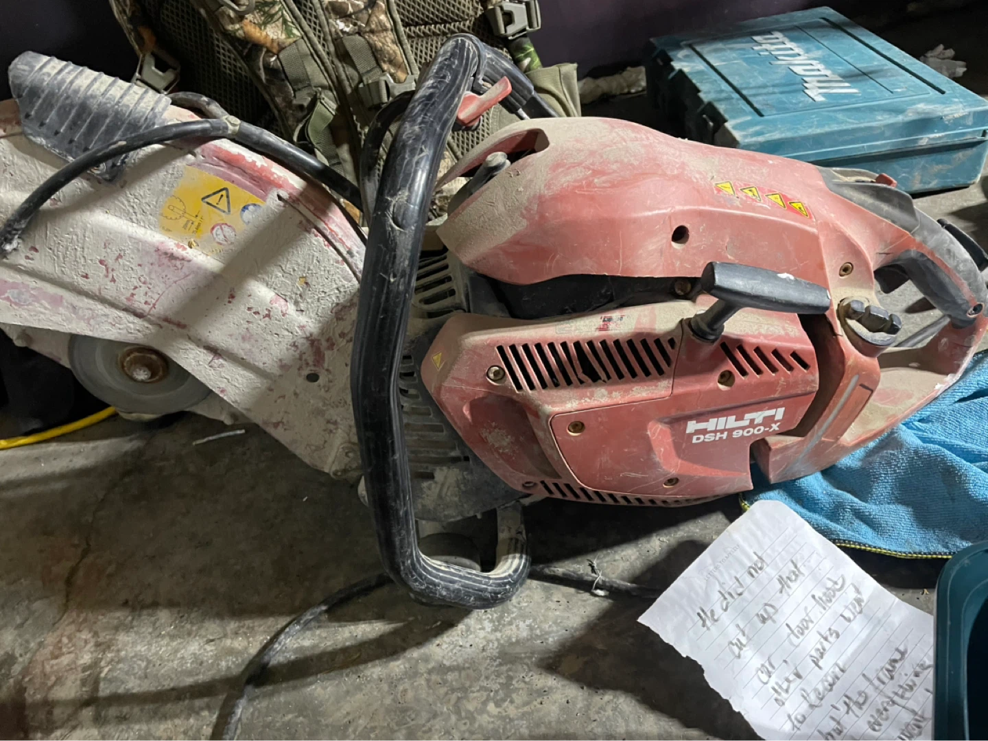 Hilti DSH 900-X Concrete Saw