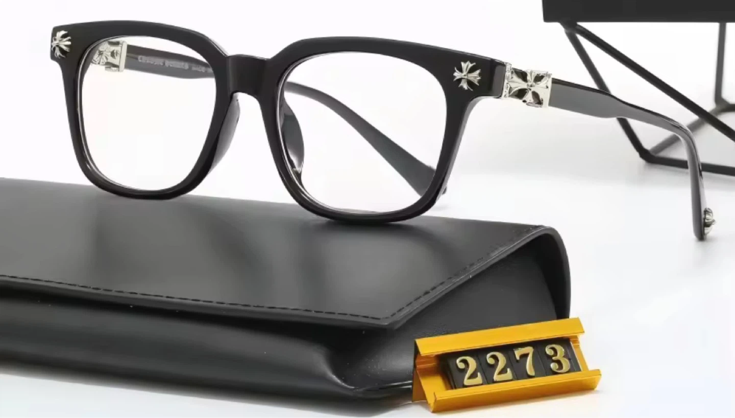Blue Light Chrome Hearts Glasses - photo 2