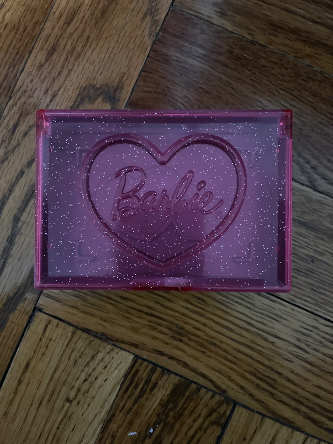 Barbie Glitter Heart Jewelry Box Organizer