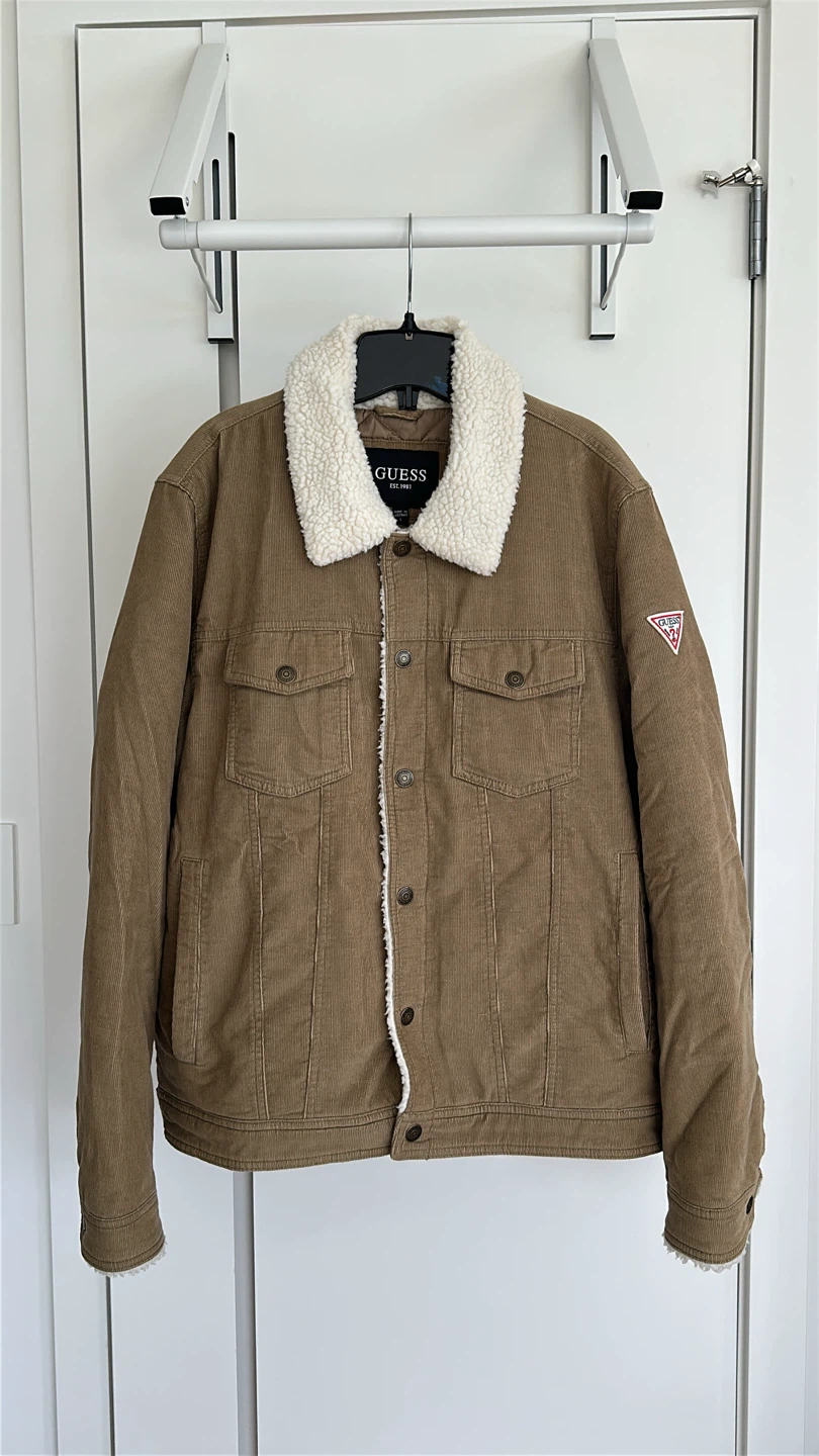 Guess Mens Corduroy Sherpa Lined Jacket - photo 5