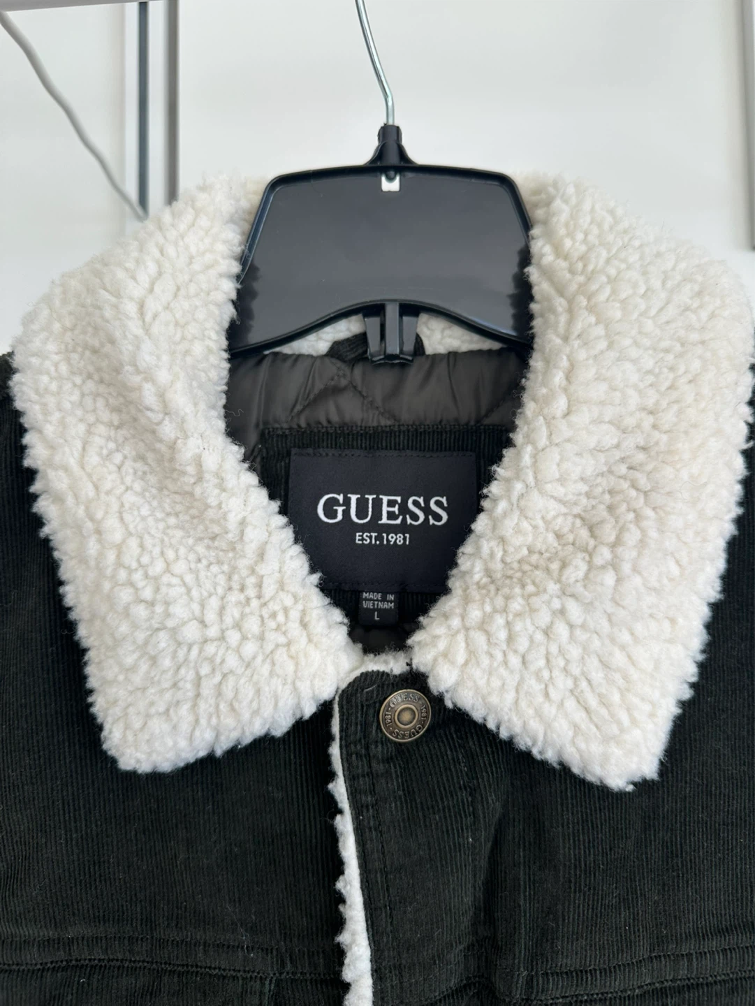 Guess Mens Corduroy Sherpa Lined Jacket - photo 3