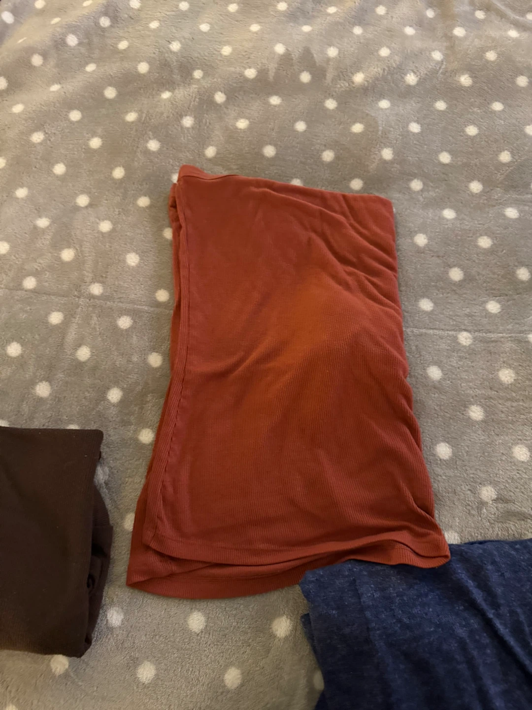 Brown Ribbed Tank Top - photo 2