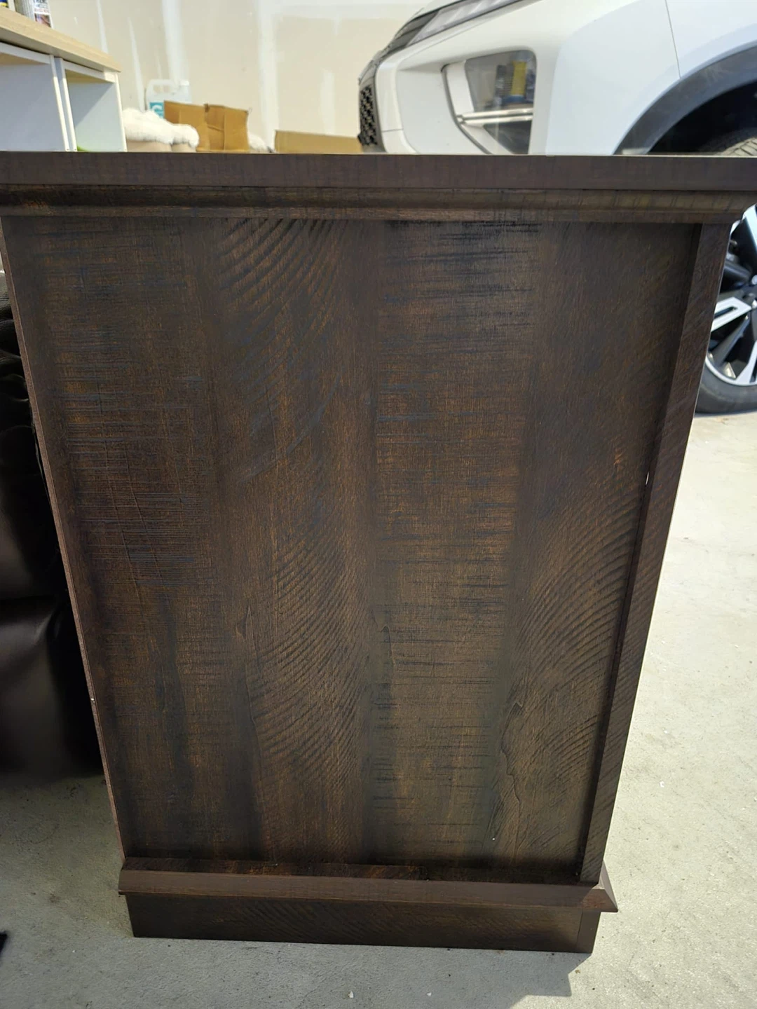 Pair of Dark Wood Nightstands - photo 2