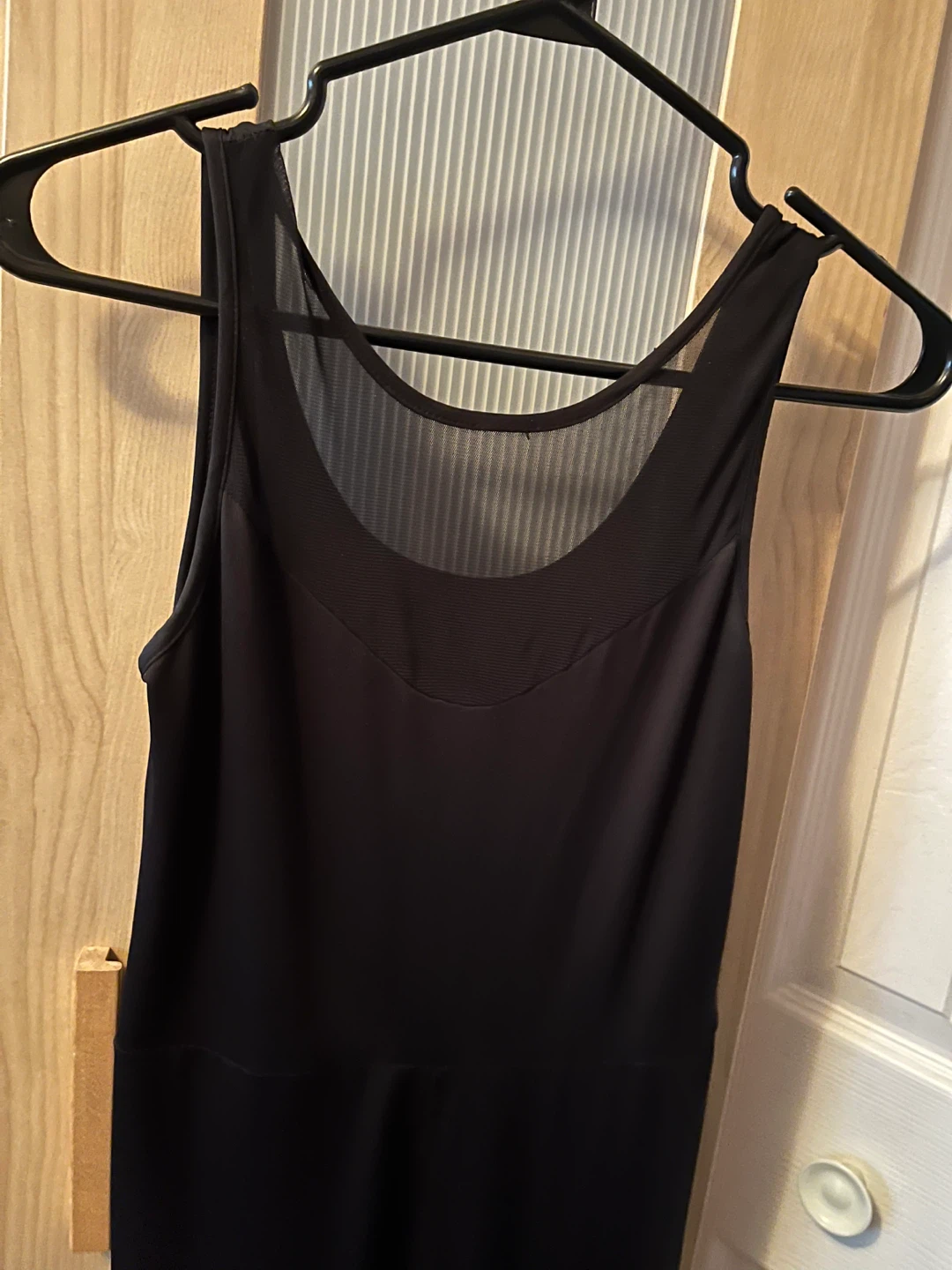 Black Jumpsuit/Bodysuit, open back, Medium - photo 2