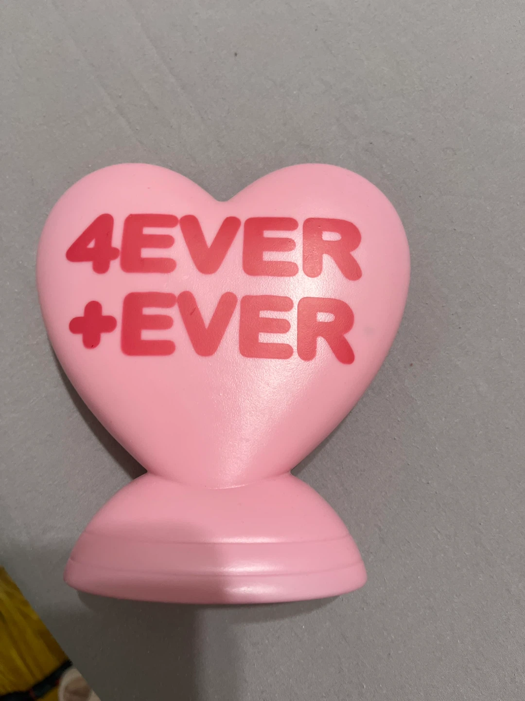 Pink Heart '4EVER + EVER' Decorative Item
