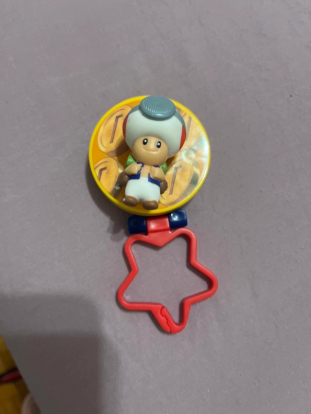 Nintendo Mario Toad Keychain Charm