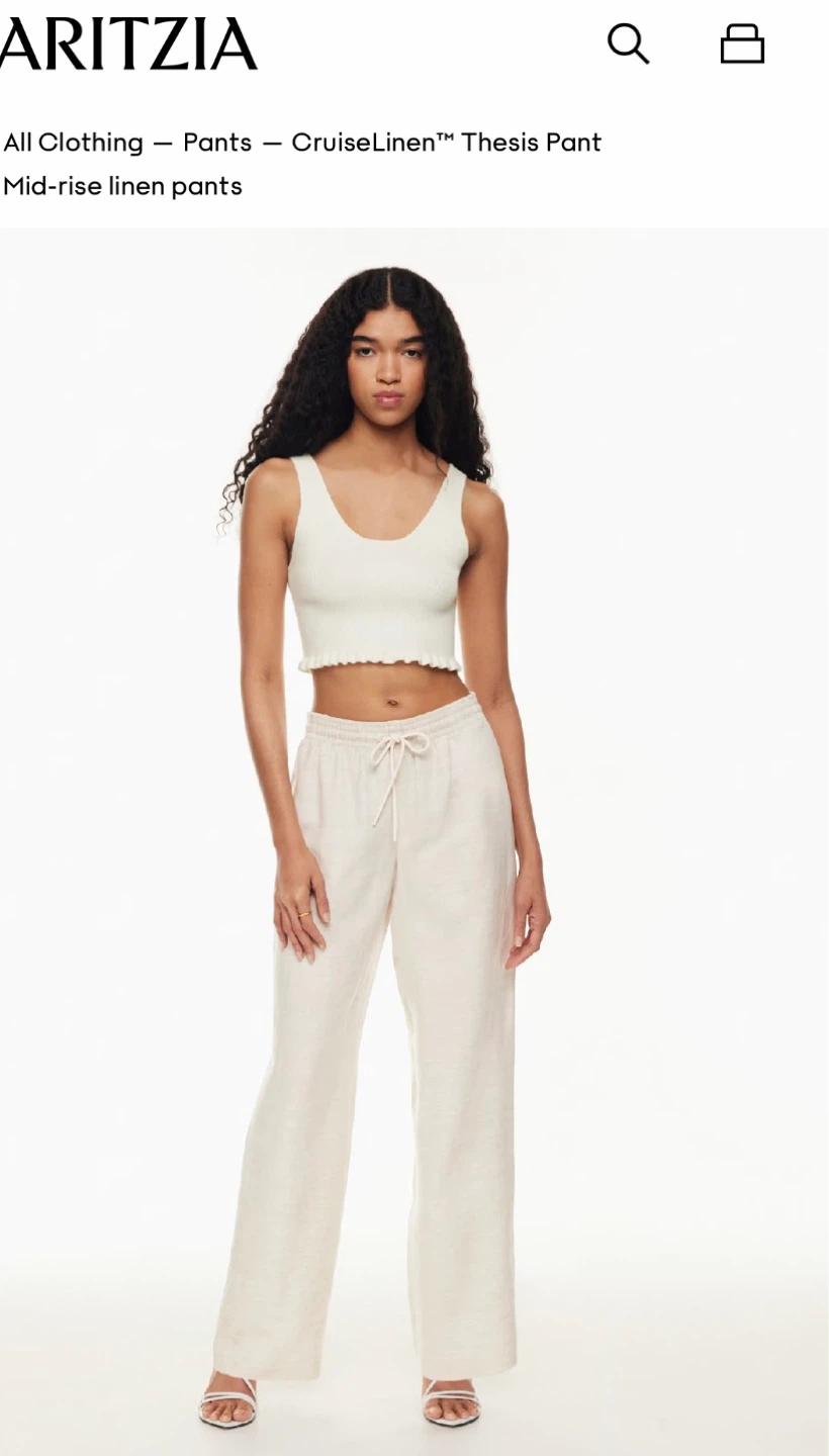 Aritzia Wilfred cruiseLinen pants - photo 2