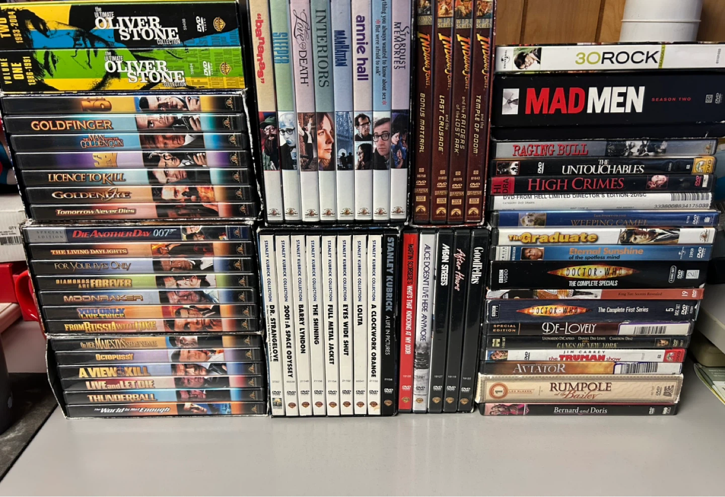 Huge DVD movie lot.