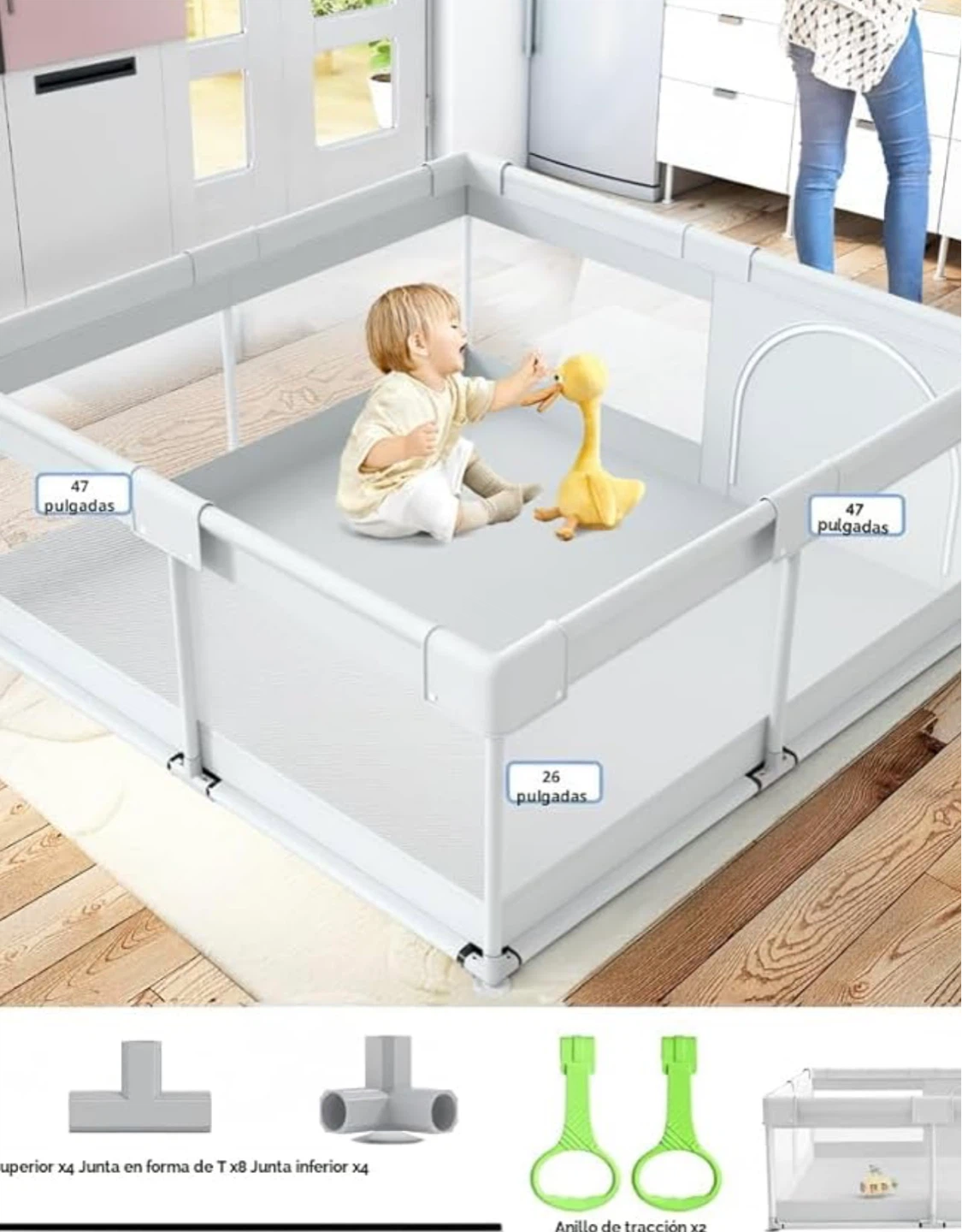 Toddler Playpen - Indoor/Outdoor Safety Gate - photo 2