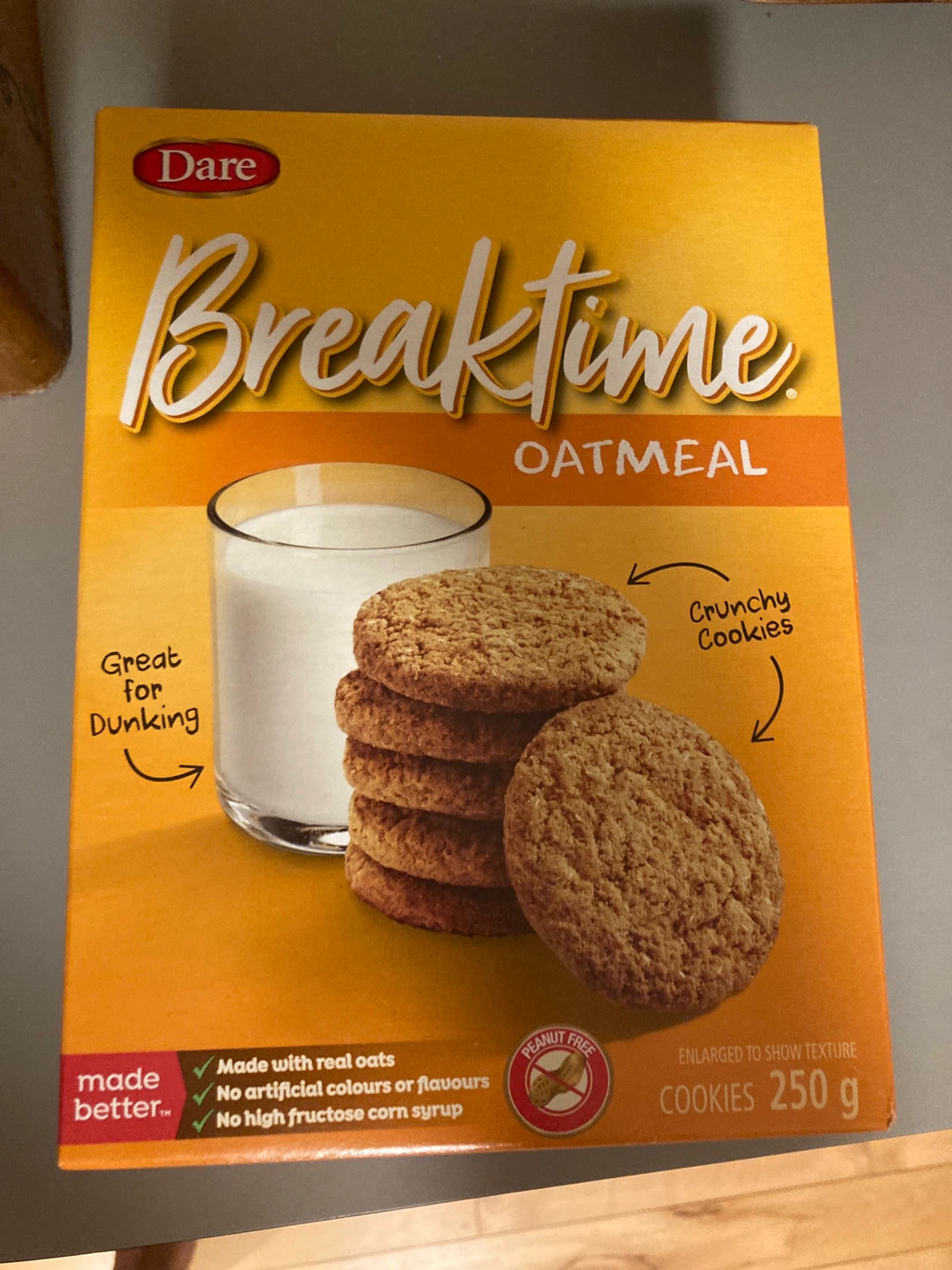 Dare Breaktime Oatmeal Cookies 250g