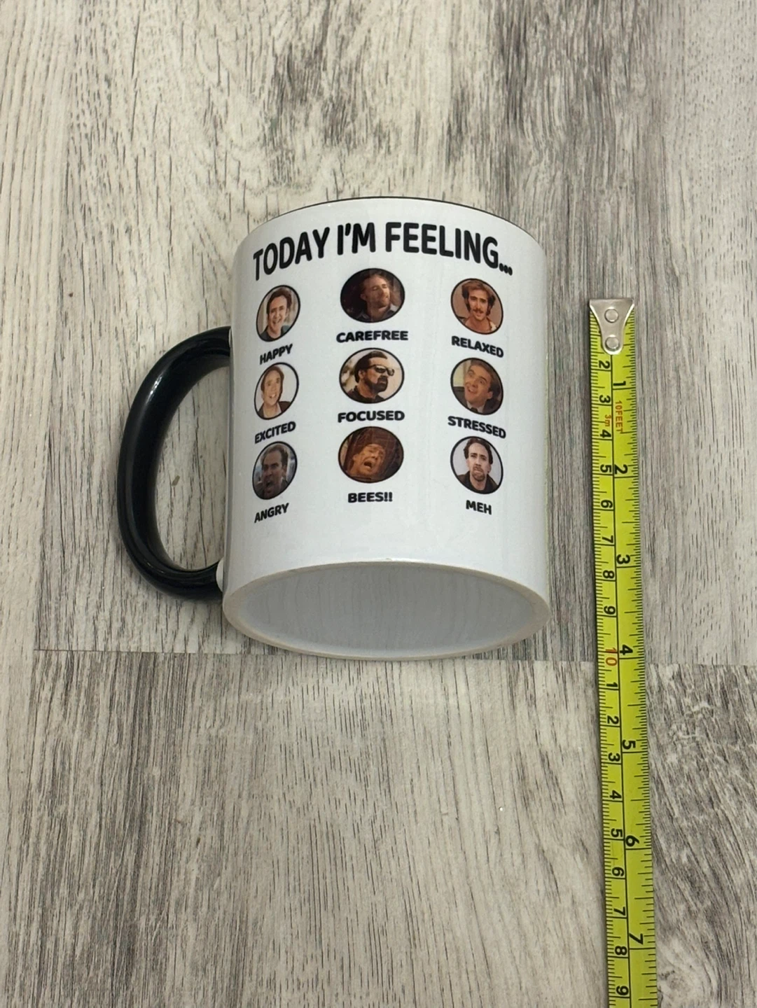 Today I'm Feeling Mug Nicholas Cage White - photo 2