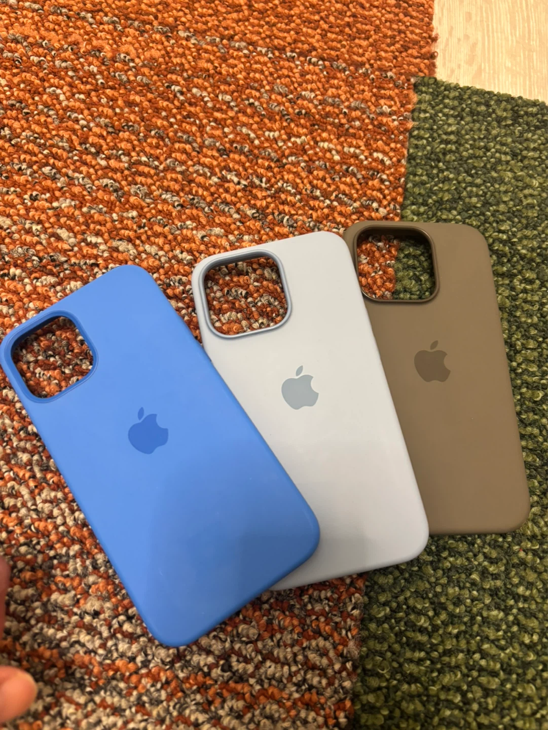 Apple iPhone 13 Pro Silicone Cases - Blue, White, Brown
