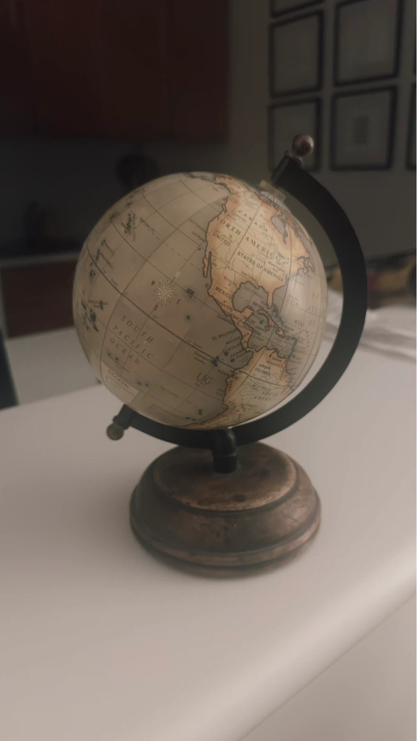 Vintage Desktop Globe