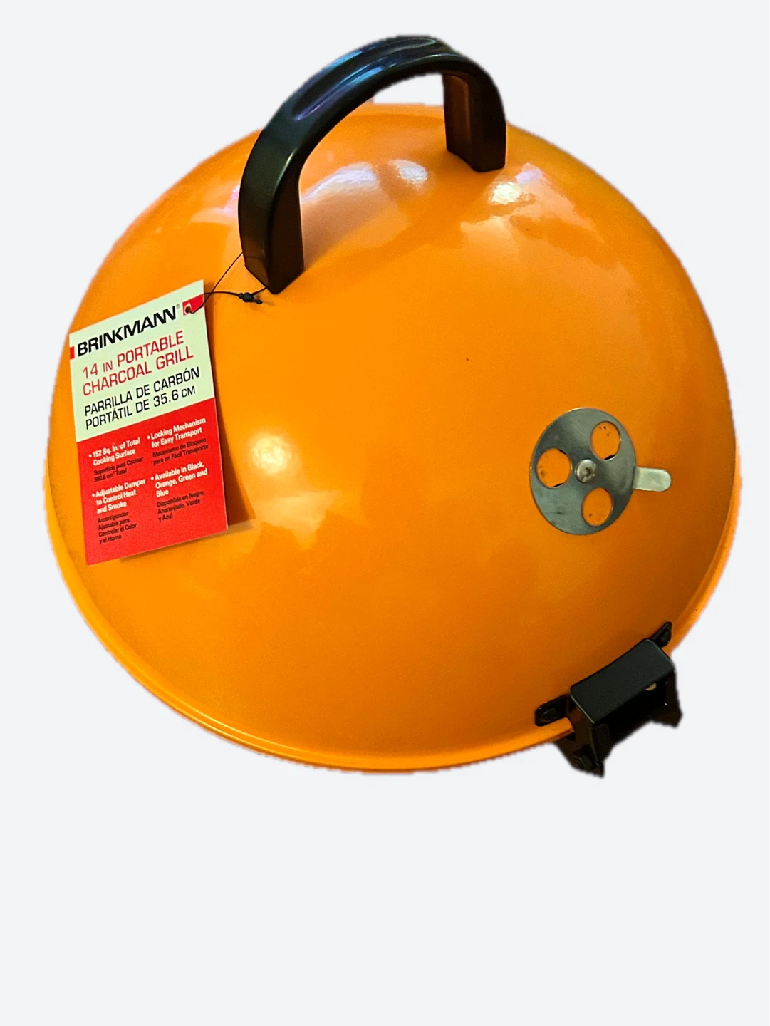 Brinkmann Portable Charcoal Grill. Orange - Brand new - photo 2