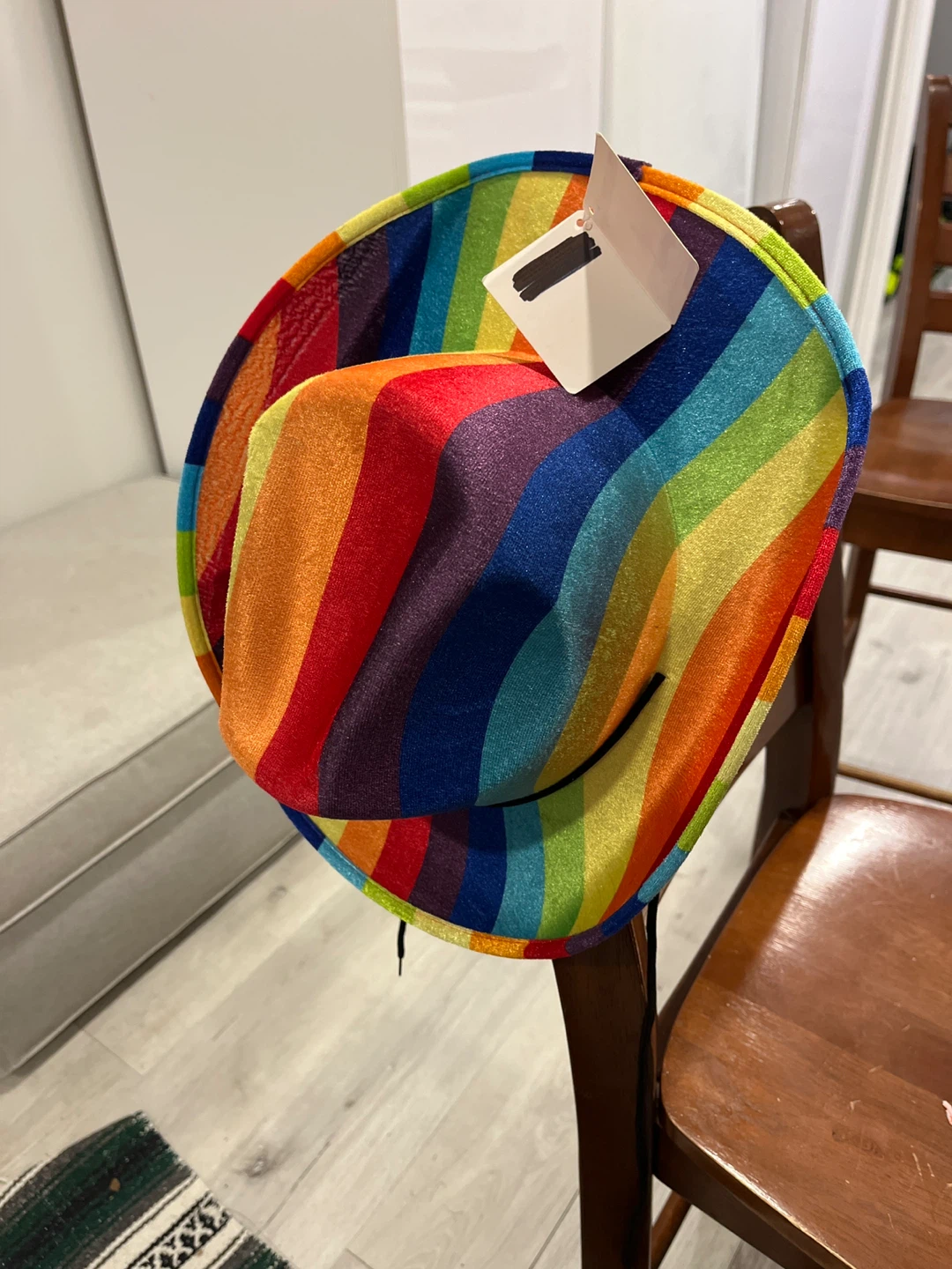 Rainbow Cowboy Hat