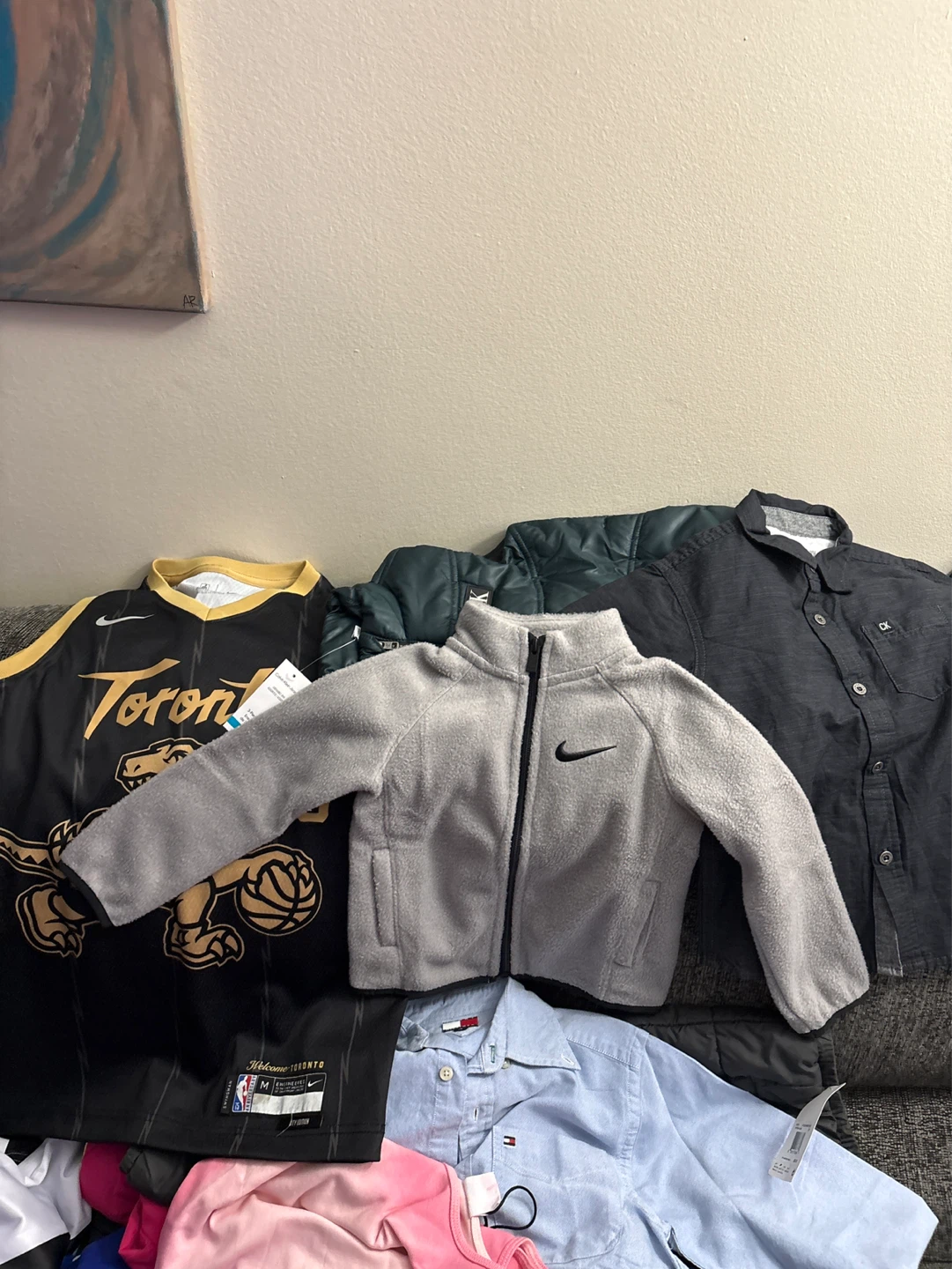 Kids clear out