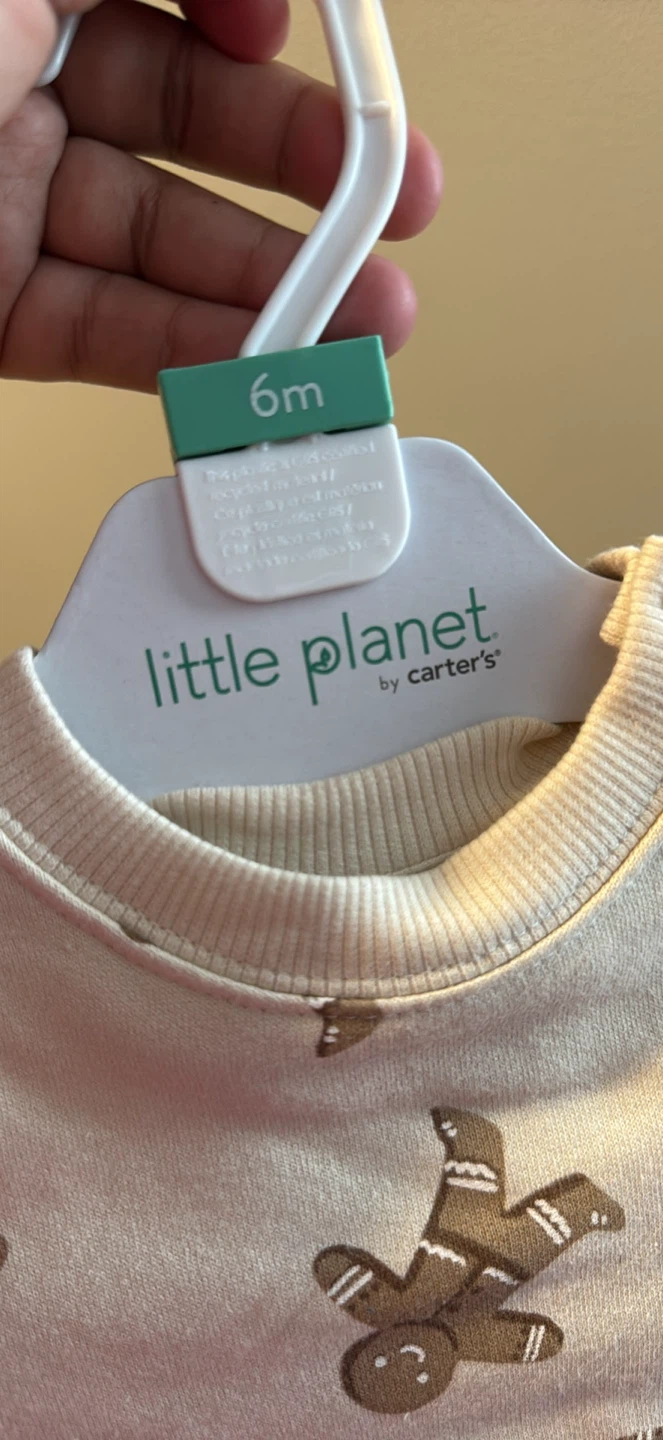 Little Planet by Carter's Baby Gingerbread Pajamas Set - 6M