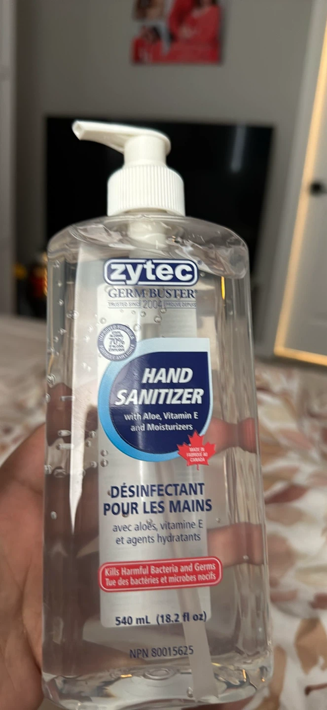 Zytec Germbuster Hand Sanitizer with Aloe, Vitamin E - 540 mL