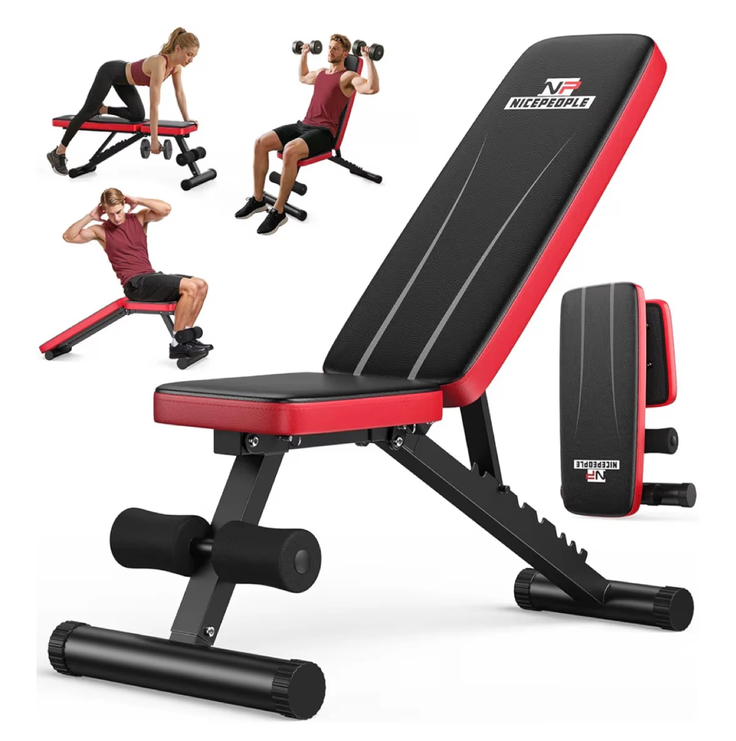 NICEPEOPLE Adjustable Weight Bench