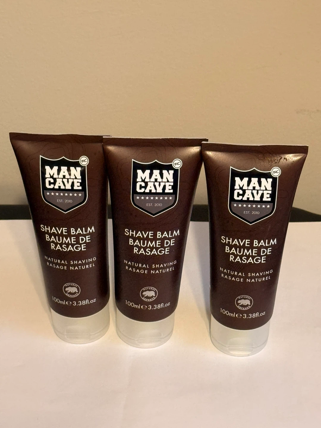 Man Cave Shave Balm - 3 Pack 100ml Each
