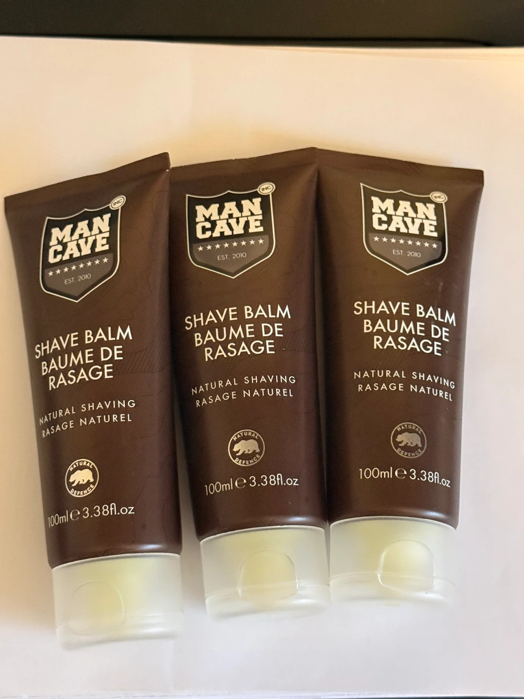 Man Cave Shave Balm - 3 Pack 100ml Each - photo 3