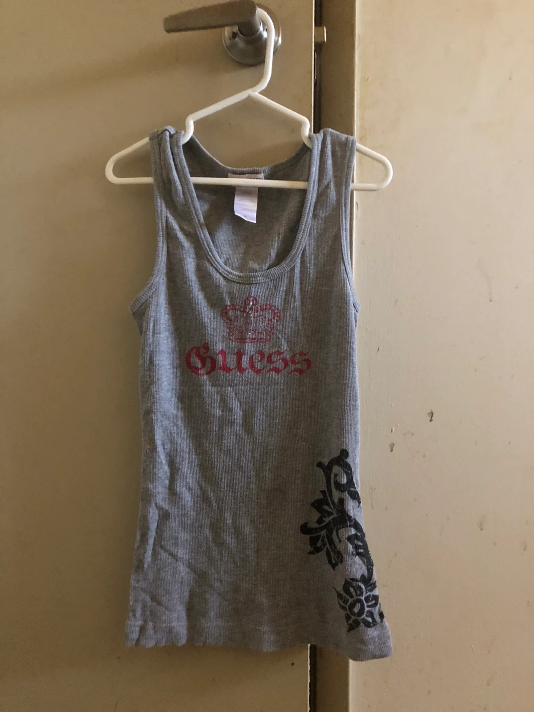 Guess Jeans Grey Tank Top - Size M