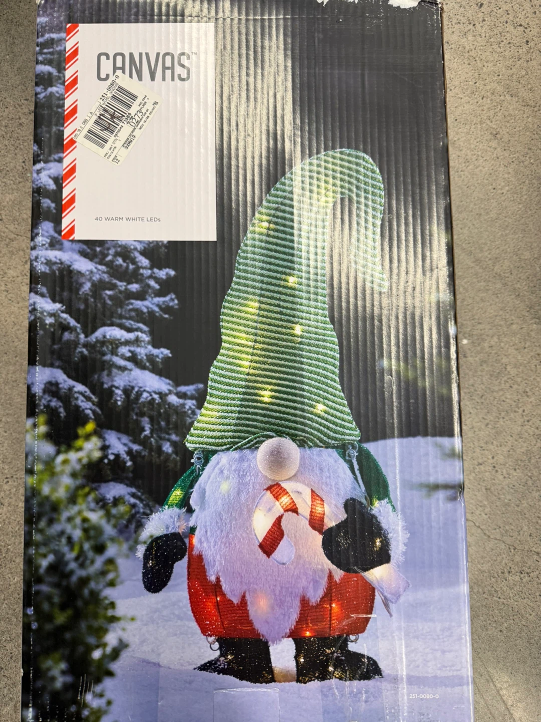 *New, in box* 3 Foot LED Gnome Indoor/Outdoor