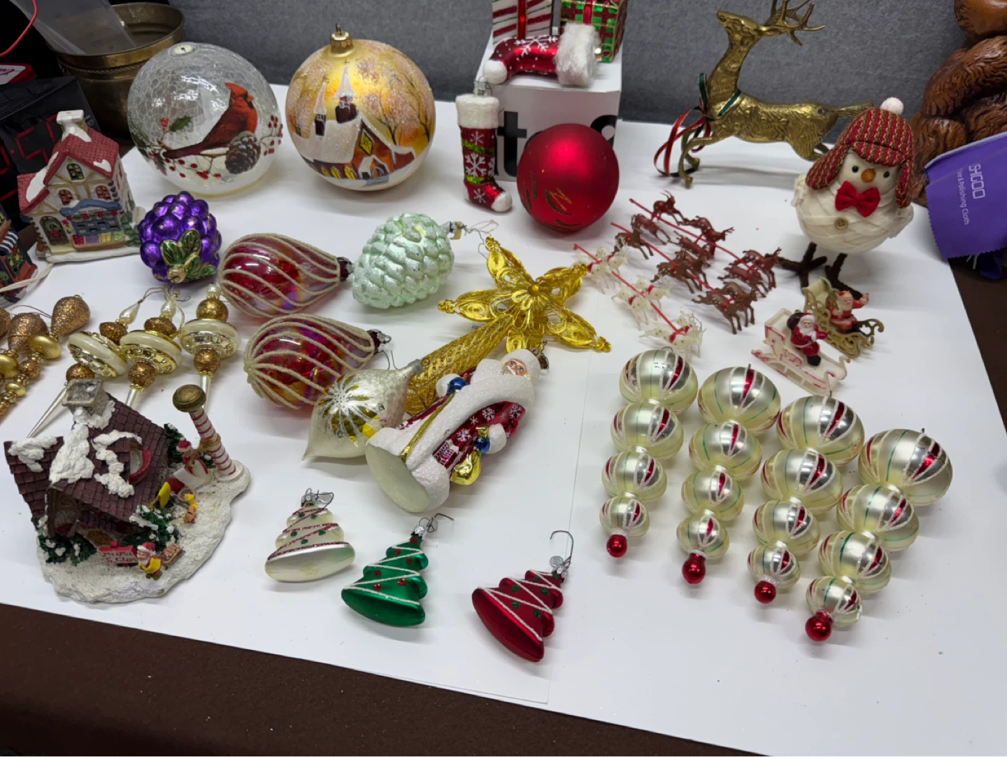 Vintage Glass Christmas Ornaments Your Own Germany Czech - photo 5